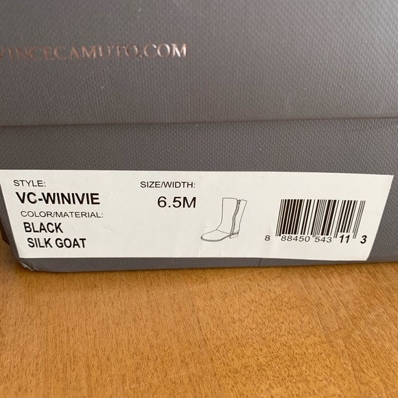 MISMATCH!! Vince Camuto Black Leather π€ Zipper Gold Hardware π Winivie Boots! - Picture 15 of 16